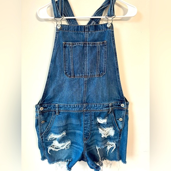 American Eagle Outfitters Pants - American Eagle Tomgirl Shortalls, size large